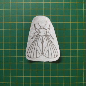 Broderi skabelon // Insekt Paula