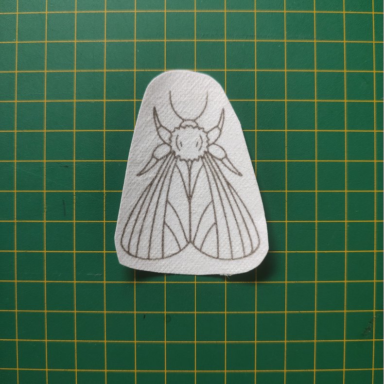 Broderi skabelon // Insekt Paula