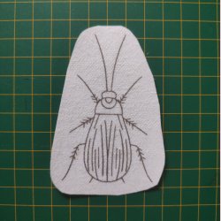 Broderi skabelon // Insekt Flemming