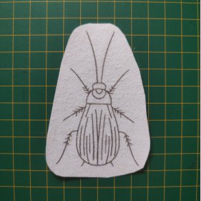 Broderi skabelon // Insekt Flemming