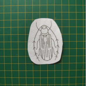 Broderi skabelon // Insekt Ulrik