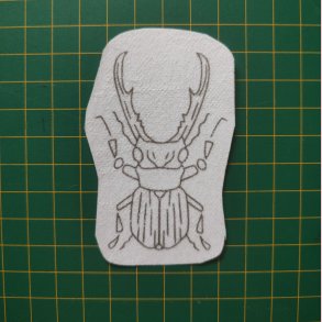 Broderi skabelon // Insekt Viggo