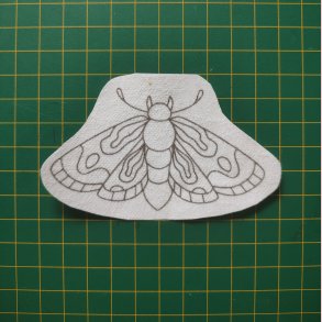 Broderi skabelon // Insekt Isabella