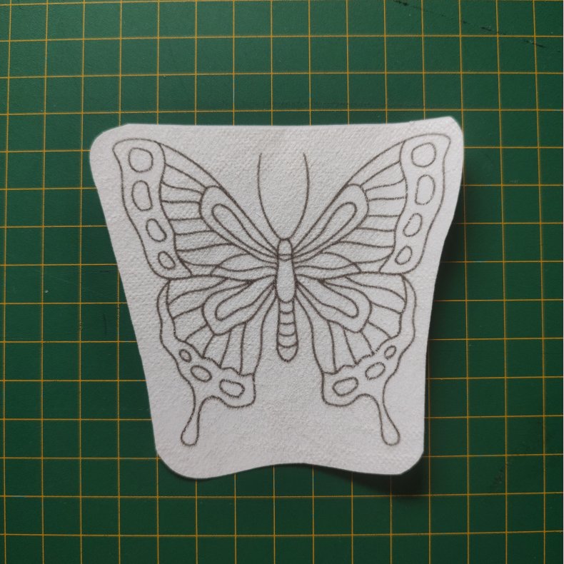  Broderi skabelon // Insekt Lene