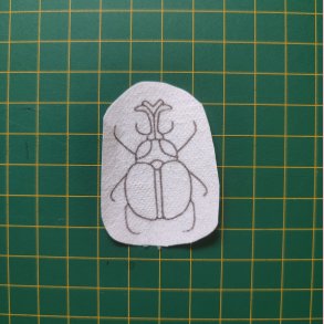 Broderi skabelon // Insekt Casper