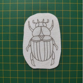 Broderi skabelon // Insekt Flemming