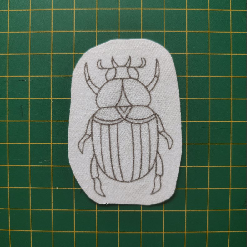 Broderi skabelon // Insekt Flemming