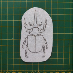 Broderi skabelon // Insekt Poul