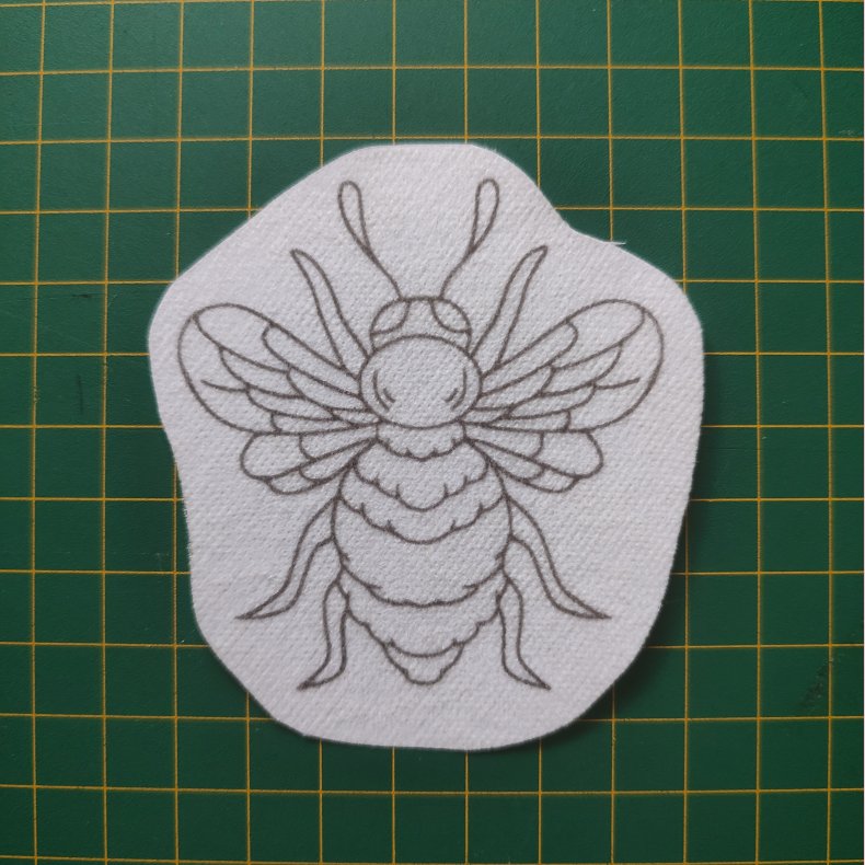 Broderi skabelon // Insekt Abby