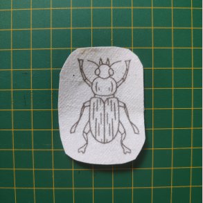 Broderi skabelon // Insekt Torben