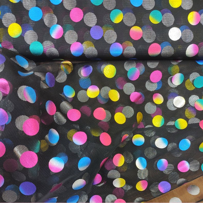 Polka Tyl Sort // Muliti Colour