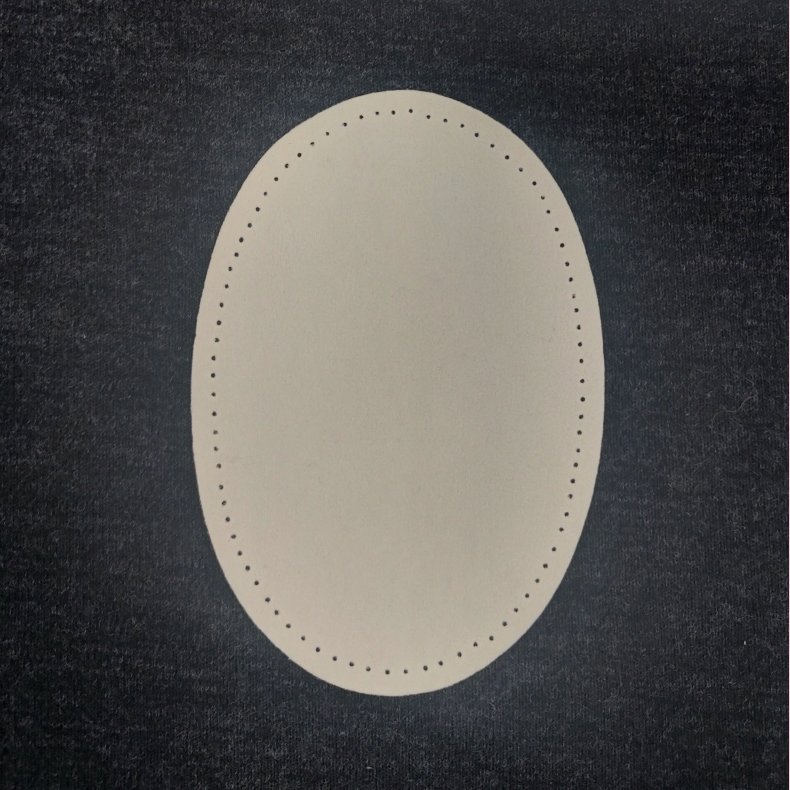 Reparationslap Ruskind // Uld Hvid