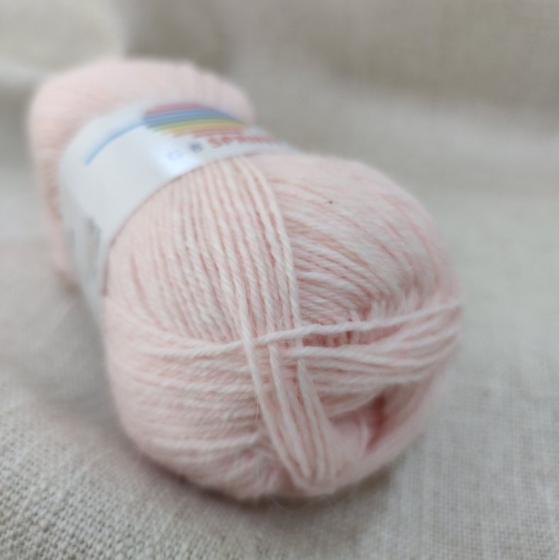 Str�mpegarn // Melange Lyser�d hvid nr. 560