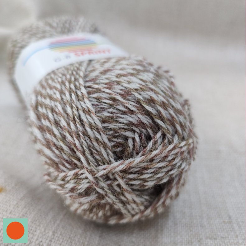 Strmpegarn // Melange Rhvis Camel nr. 485