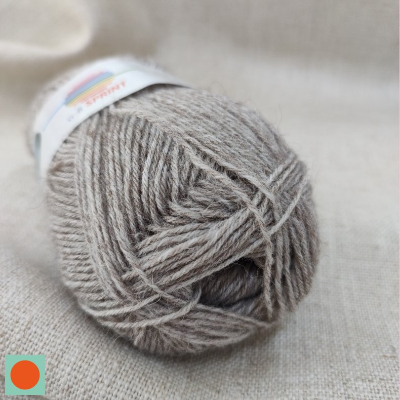 Strmpegarn // Melange Lys Camel nr. 307