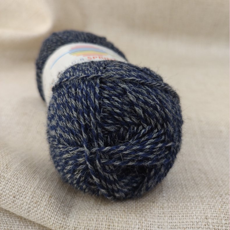 Str�mpegarn // Melange Marine bl� Gr� nr. 283