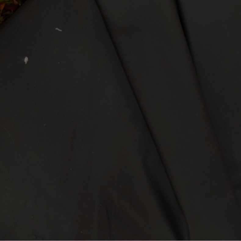 �kologisk Trenchcoat poplin m. str�k // Sort