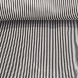 Stribet // Sort og hvid 0,2cm.