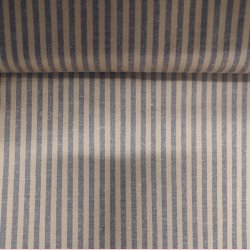 Organic stribe cotten // Indico &amp; Camel