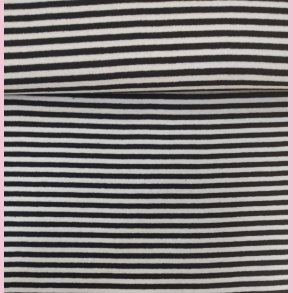 Rib Rrstrik // Sort & hvid stribe