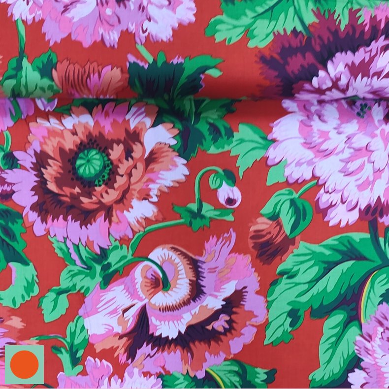 Kaffe Fassett // rosemary red