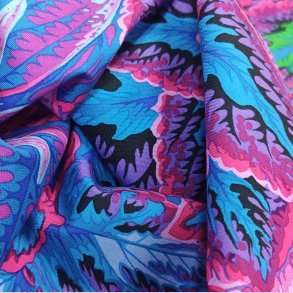 Kaffe Fassett // bold leaves purple