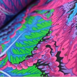 Kaffe Fassett // bold leaves purple