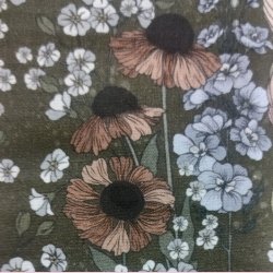 Bomulds Poplin // Claire's creative forest