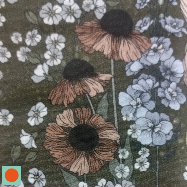 Bomulds Poplin // Claire's creative forest