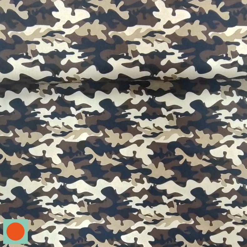 Poplin // Gamouflage Brun