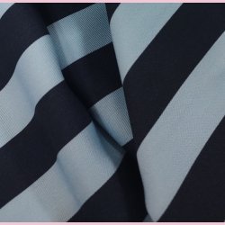 Viskose V�vet // Big Stripes Merino Light Blue