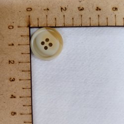 Knap // M�lk lys m. kant 2cm