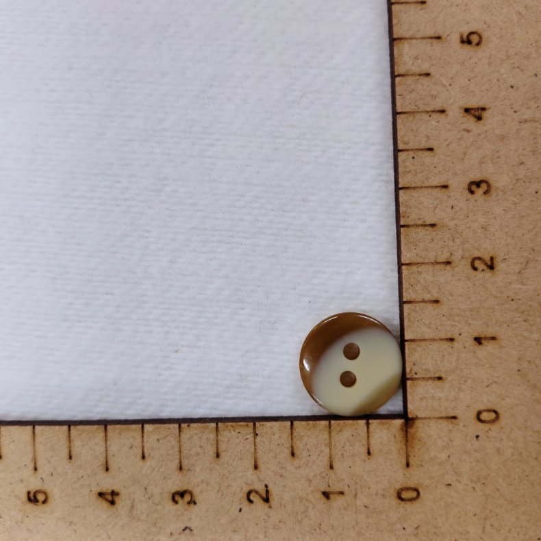 Knap // M�lk lys u. kant 1,5cm