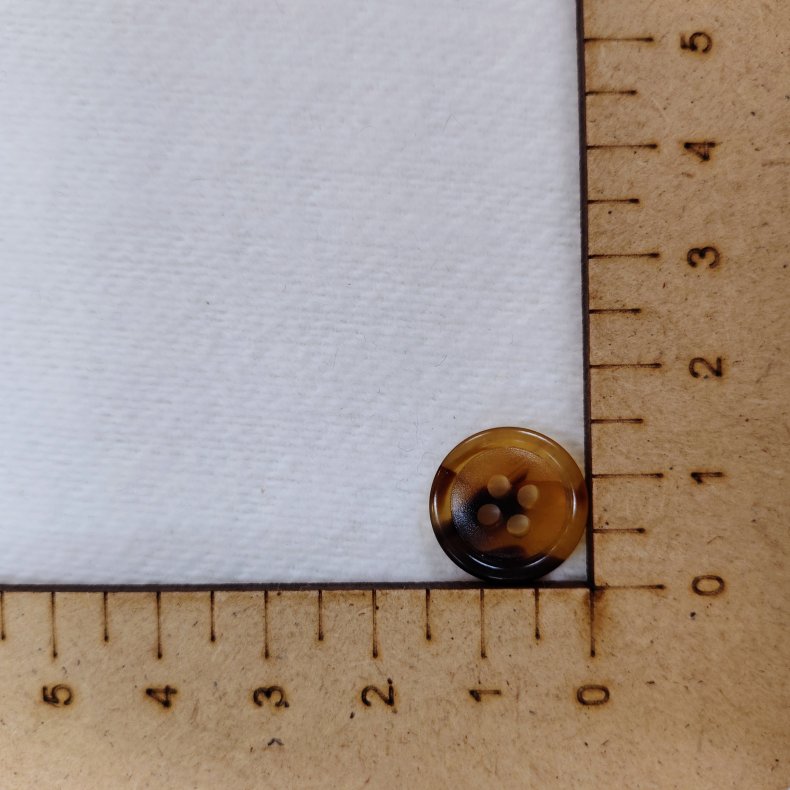 Knap // M�lk m�rk m. kant 1,5cm