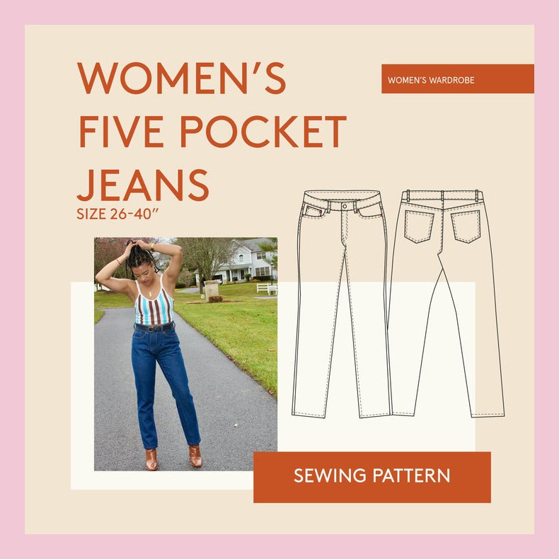 Woman Jeans Pants buks str. 30-54  - Wardrobe by me