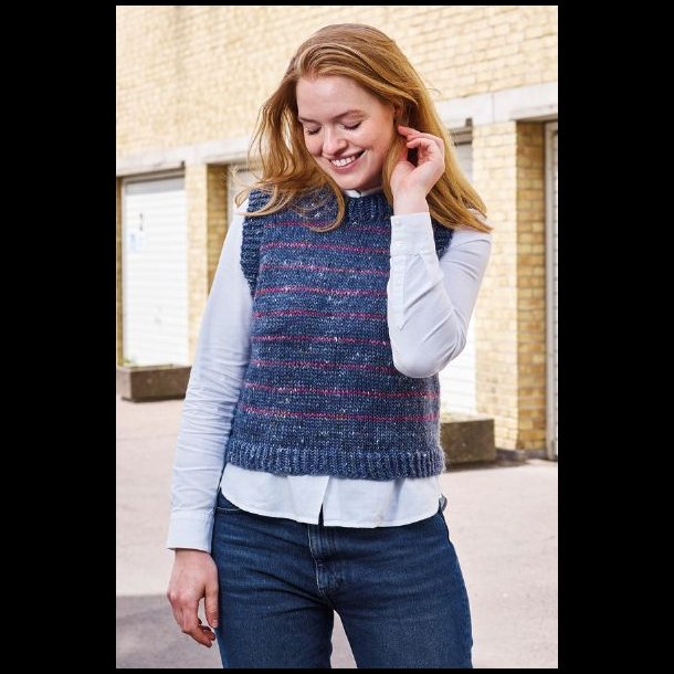 Kamelia Stribet Vest