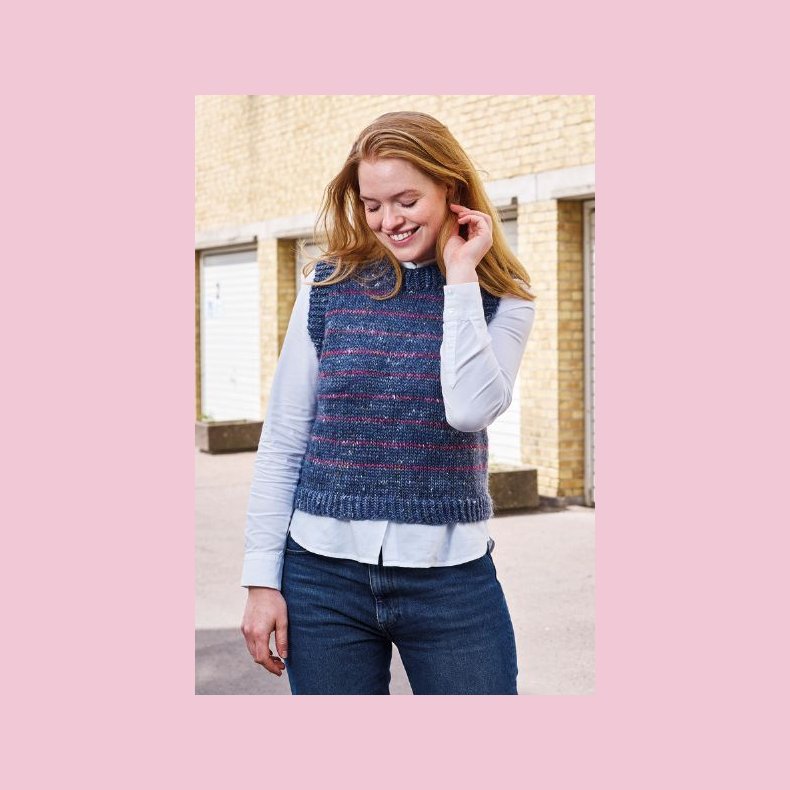 Kamelia Stribet Vest