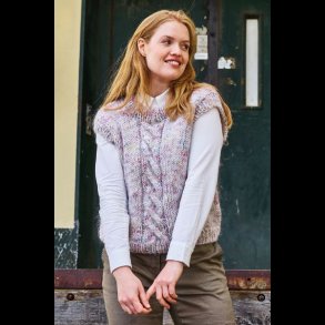 Kamelia Vest m. snoning 