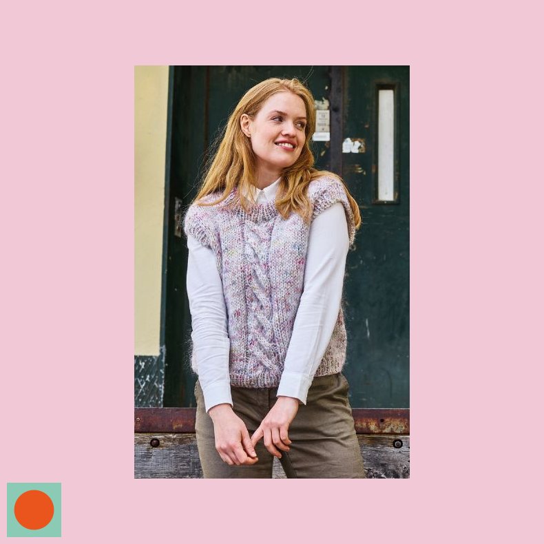 Kamelia Vest m. snoning 