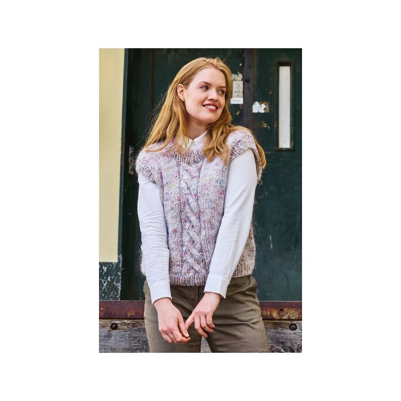Kamelia Vest m. snoning 