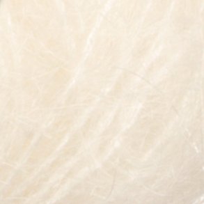 Kid Silk - Kid Mohair + Silke HVID CREME