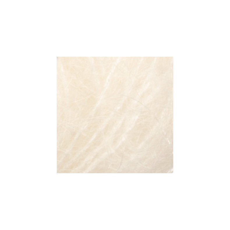 Kid Silk - Kid Mohair + Silke HVID CREME