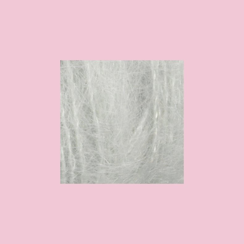 Kid Silk - Kid Mohair + Silke HVID GR�