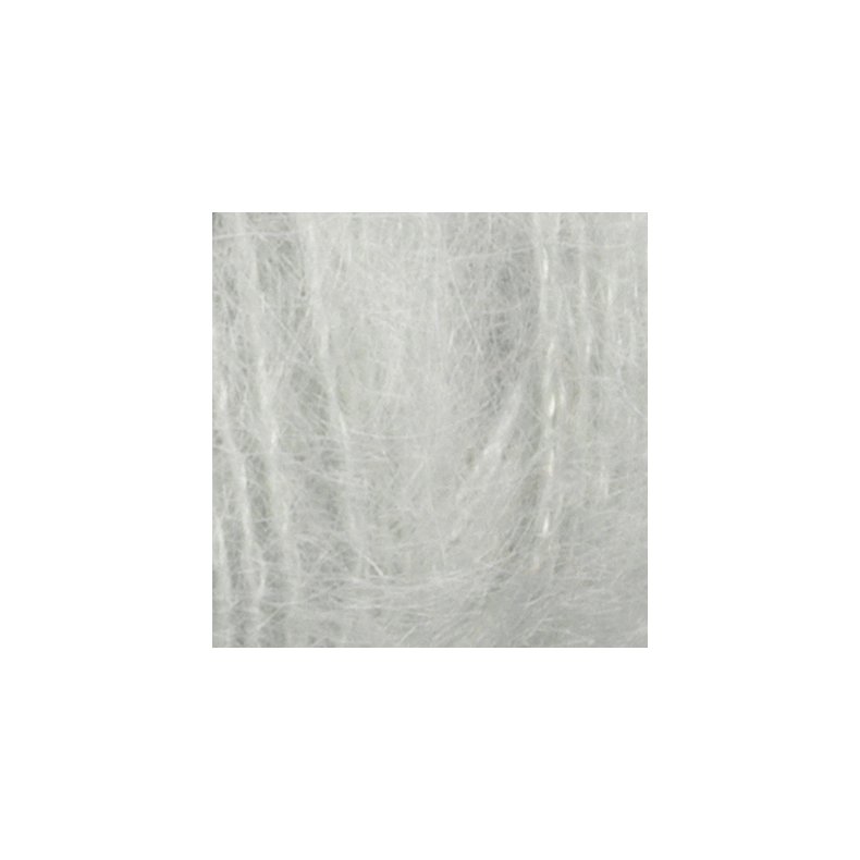 Kid Silk - Kid Mohair + Silke HVID GR