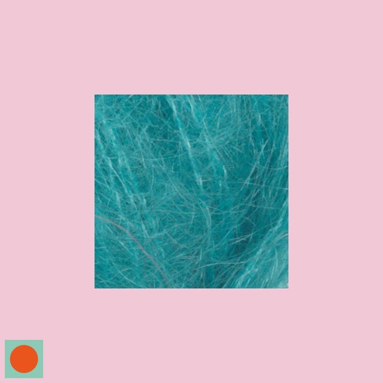 Kid Silk - Kid Mohair + Silke TYRKIS