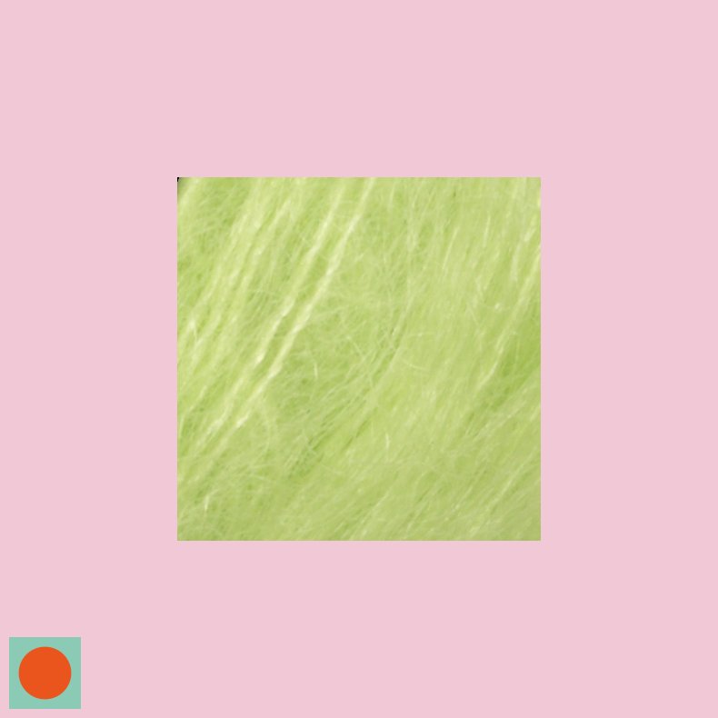 Kid Silk - Kid Mohair + Silke GRN LYS FORR