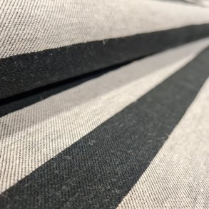 Bomuld Viskose hr 169,- Stribe creme sort