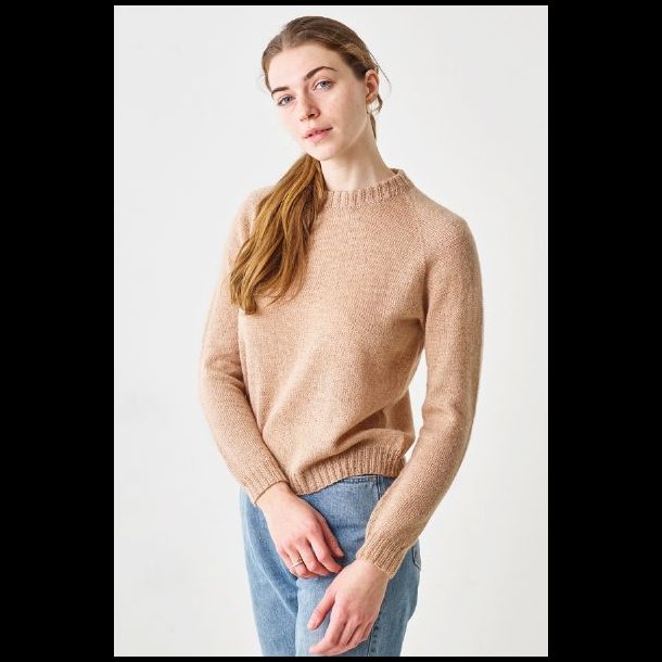 Leonora Glatstrikket raglan
