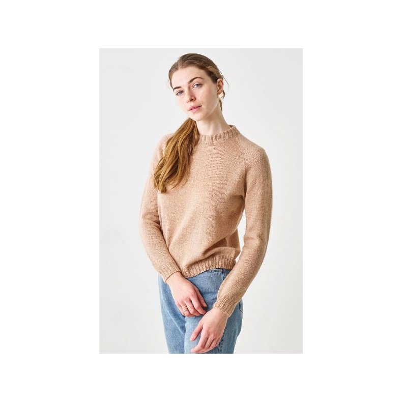 Leonora Glatstrikket raglan