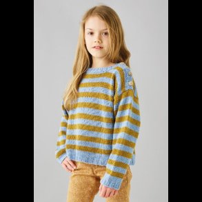 Opskrift Luna Stribet bluse 4-12r 